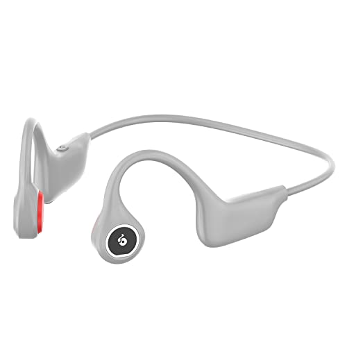 COMBLU Auriculares de conducción ósea, auriculares Bluetooth de oreja abierta, auriculares inalámbricos impermeables con micrófono...