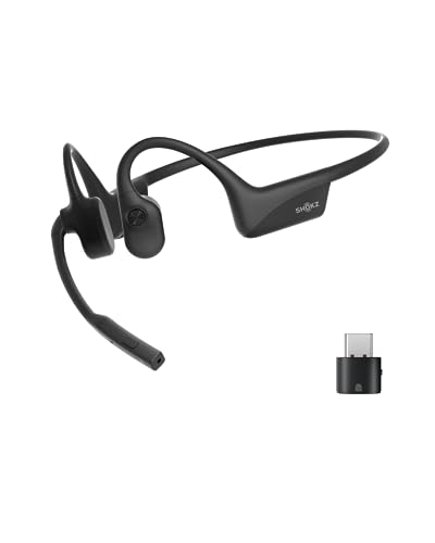 SHOKZ OpenComm 2UC Auriculares inalámricos Bluetooth con micrófono USB-C