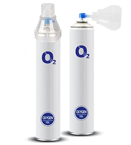 Oxymed24 Oxígeno portátil mochila Botella de oxígeno I Oxígeno portátil pequeño Oxígeno I Botella oxígeno I 15 Litros 2, 3 PC