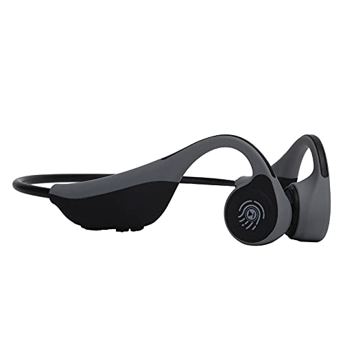 banapoy Auriculares de conducción ósea, Auriculares Bluetooth de los Deportes circundantes para el Deporte para Conducir(Black)