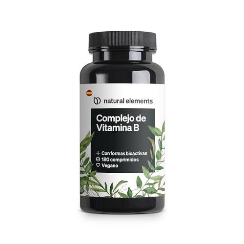 Vitamina B Complex – 180 comprimidos para 6 meses – materia prima de primera calidad Quatrefolic® – Complejo de Vitamina B con...