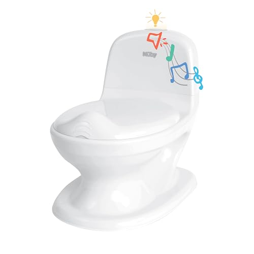 Nuby Dr. Talbot's - My Real Potty - Orinal para bebé y niños con sonido de descarga - Orinal para aprender a ir al baño - Pilas incluidas...