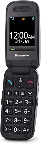 Panasonic KX-TU446EXB Teléfono Móvil Para Personas Mayores (Resistente a Golpes, Cámara, Incluye...