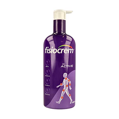 FISIOCREM | Gel Active 600ml | Crema para Preparación Muscular | Ingredientes Naturales Árnica, Caléndula, Hipérico y Melaleuca |...
