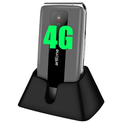 artfone 4G Teléfono móvil para Personas Mayores sin Contrato,4G Volte Teléfono móvil Plegable con botón de Llamada de Emergencia,...