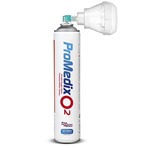 Promedix PR-994 Inhalación de oxígeno 99.4% Pure O2 Boquilla Deportiva Comoda 12l Bienestar Deporte