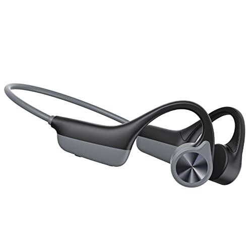 RR SPORTS Auriculares de Conducción ósea,Bluetooth 5.3 con Micrófono Diseño Open-Ear Resistente al Polvo y al Agua IP67,para Correr,...