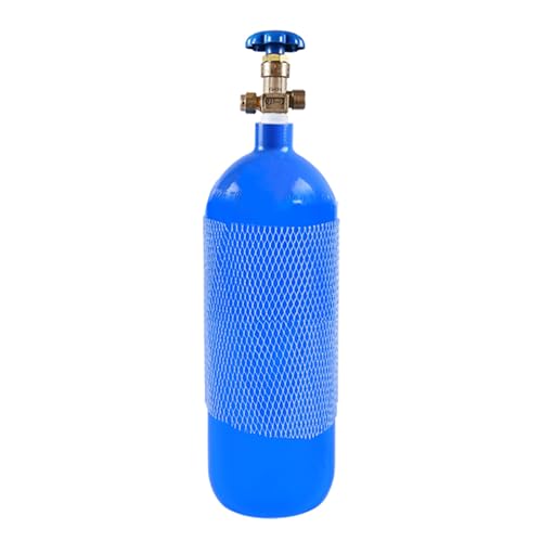 botella de Lata de oxígeno Tanque de almacenamiento de oxígeno, recipiente de cilindro de oxígeno portátil de acero médico para el...