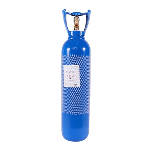 botella de Lata de oxígeno Tanque de oxígeno médico - tanques de botella de cilindro de oxígeno portátil de 960L con asa y válvula...