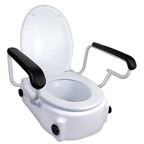 Mobiclinic®, Elevador WC para adultos con reposabrazos, 17 cm, Marca española, Elevador WC para...