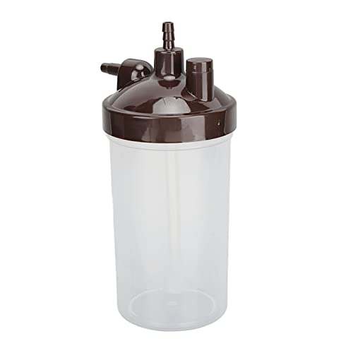 Botella de Burbujeo de OxíGeno Diseño Reutilizable Botella de Agua Humidificador Humidificador de FáCil InstalacióN Botella de...