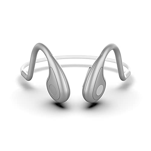 Vocalskull Auriculares deportivos con conducción ósea Bluetooth Auriculares inalámbricos con...