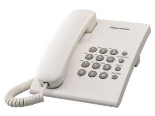 Panasonic KX-TS500 - Teléfono fijo con cable (tono configurable, montable en pared, compatible con...