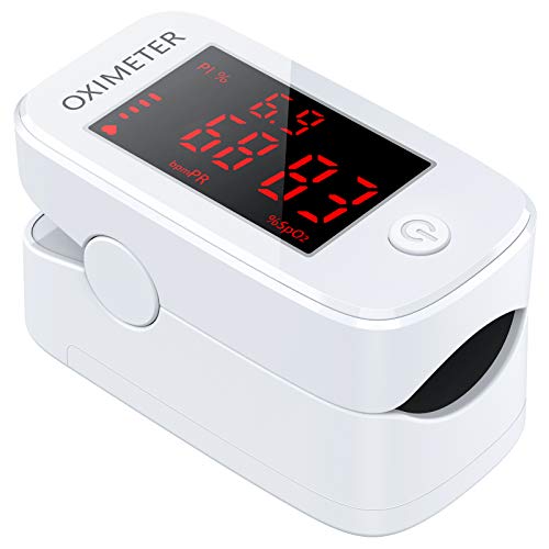 Pulsioximetro IDOIT oximetro dedo profesional con pantalla OLED para monitor el nivel de medidor oxigeno en sangre preciso y confiable para...