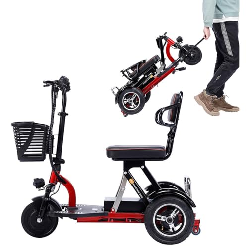Triciclo Eléctrico Adulto,Mobility Scooter,Andador Para Ancianos,Scooter De Movilidad De 3 Ruedas,Batería De Litio 48V20ah,Viene Con...