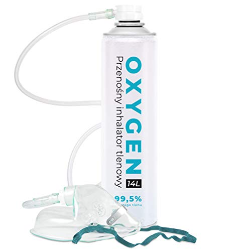 Green Blue Lata de Oxígeno de Inhalación 14L o2 99,5% Deporte y Bienestar Universal Estudio Eficaz Mejor Rendimiento Entrenamiento
