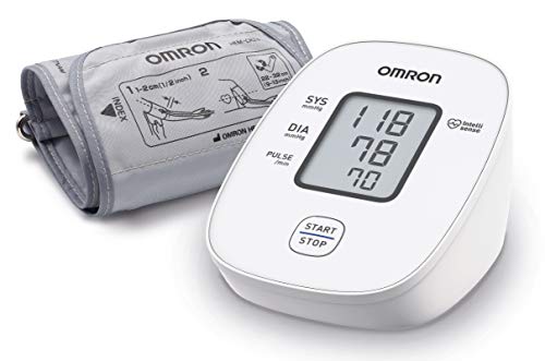 OMRON X2 Basic Tensiómetro de Brazo digital, medición precisa de la presión arterial y el pulso, validado clinicamente, 1 Unidad (Paquete...