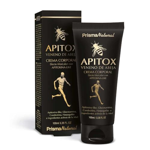 Prisma Natural APITOX CREMA VENENO ABEJA 100ml. Crema de uso tópico para dolor muscular y articular con apitoxina like. Textura de rápida...