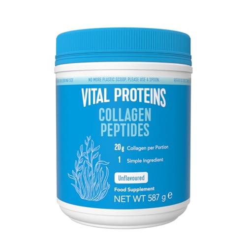 Vital Proteins Péptidos de Colágeno, complemento alimenticio en polvo, colágeno hidrolizado (Tipo I, III), sin sabor, para la piel,...