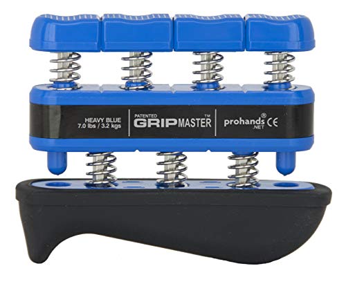 prohands by Gripmaster medical - Aparato entrenador de dedos, color azul, resistencia 5 lbs