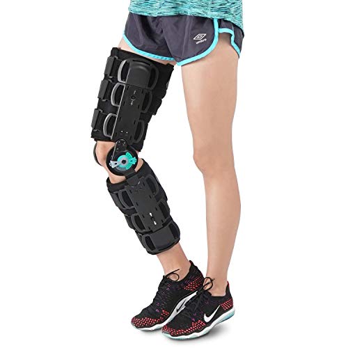 SOLES Rodillera con Bisagra (Universal) – Estabilización para la pierna desde el muslo hasta el tobillo – Ideal para la Recuperación...