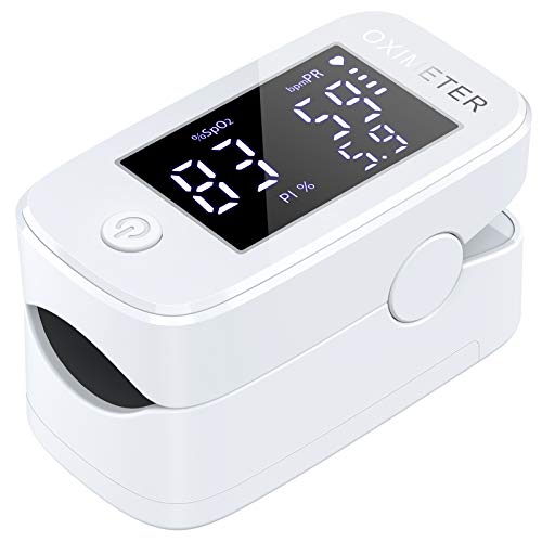 Pulsioximetro Profesional IDOIT oxímetro de pulso portátil para medidor de oxigeno en sangre oxímetro de dedo con pantalla OLED preciso y...