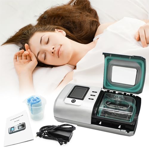 RKXKJ Máquina De Ayuda para Dormir, Dispositivos Antirronquidos con Tanque De Agua, Modo De Ajuste Inteligente, Pantalla LCD a Color De...
