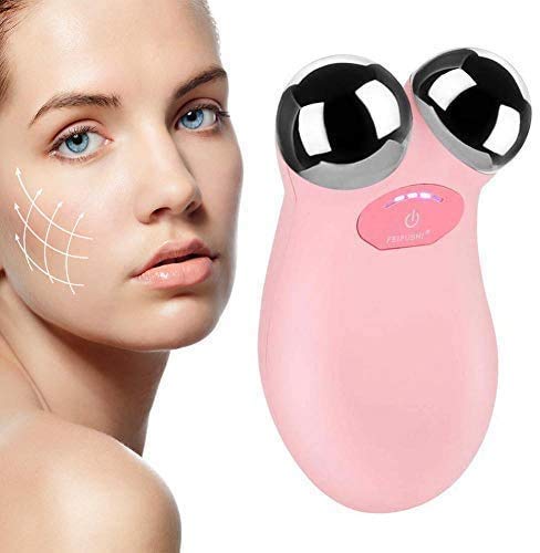 Masajeador facial eléctrico con microcorriente en forma de Y y rodillos 3D, ideal para tersar la piel y eliminar las arrugas, cuidado...