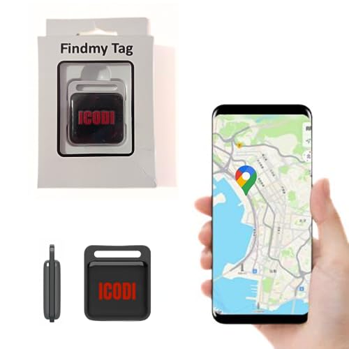 ICODI Localizador GPS para Coche sin Tarjeta SIM sin Límite de Distancia sin Suscripción,1 Año de Batería,Android e iOS, Impermeable...