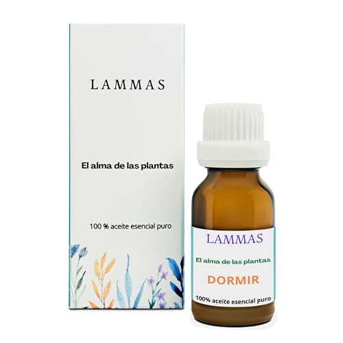 LAMMAS Aceites Esenciales SINERGIA DORMIR -15 ml - Aceite Esencial DORMIR grado terapéutico 100% Natural Puro-Aceite Esencial para Difusor,...