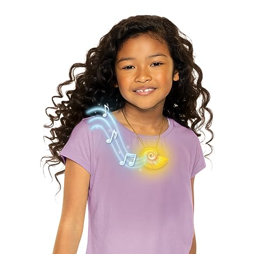Disney La Sirenita – Collar Ariel con Luces y Sonido – Collar Adaptable a tu Medida – Juguete Niños 3 Años +