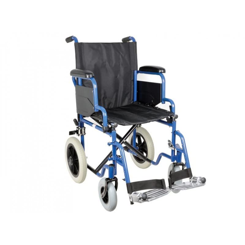 Gima - Silla de ruedas Essex - Silla de ruedas para personas mayores y discapacitadas - Tela de...