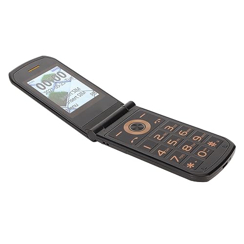 Teléfono Celular para Personas Mayores 4G, Teléfono Básico con Botón Grande, Teléfono Móvil con Tapa para Empresas de Pantalla Dual...