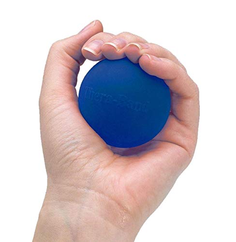 Theraband - Bola de entrenamiento para la mano azul blau - hart Talla única (091342641)