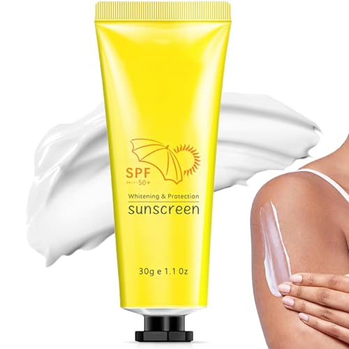 Protector Solar SPF 50+ -Gel Oil-Free SPF 50,Fórmula en crema y leche para todo tipo de piel, resistente al agua, hidratante para rostro y...