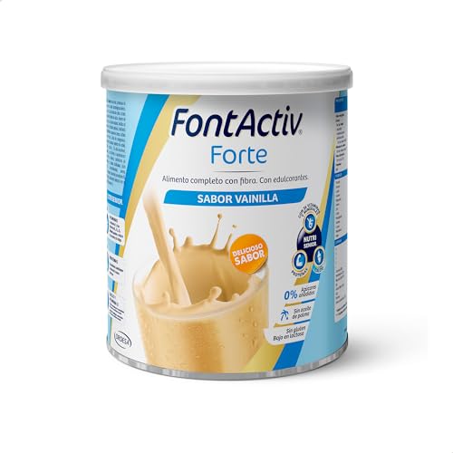 FontActiv Forte Vainilla | 800g | Suplemento Nutricional con Fibra para Adultos - 0% Azúcares añadidos