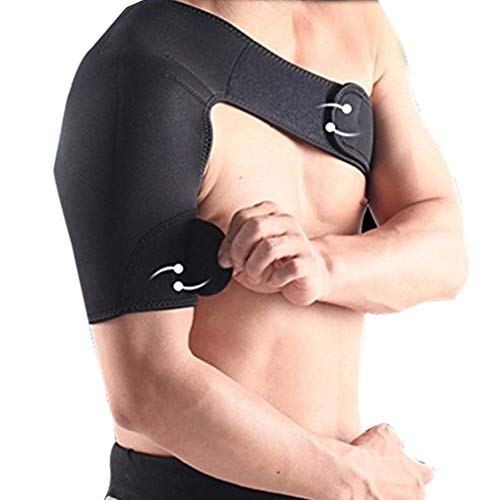 SUPVOX Hombrera ajustable apoyo de hombro transpirable para prevención y recuperación de lesiones deportivas (Hombro derecho)
