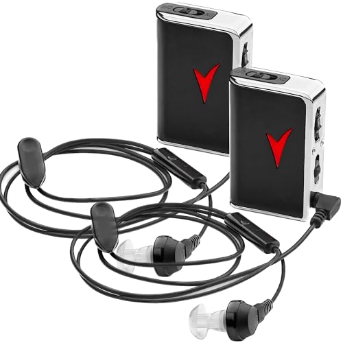 Amplificadores Personales Sonido - (2 Paquetes) Dispositivo Amplificador de y Dispositivo Mejorador Voz para Ganancia Sonido 50dB, Hasta 100...