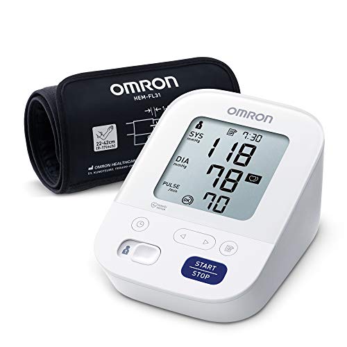 OMRON X3 Comfort Tensiómetro de Brazo digital, Máquina de presión sanguínea para el control de la hipertensión, validado clinicamente...