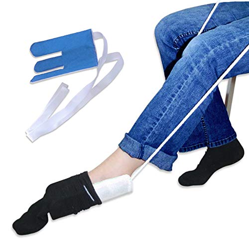 Calzador para calcetines y medias, para ayudar a personas mayores o discapacitadas a ponerse...