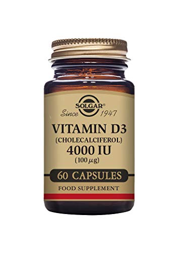 Solgar | Vitamina D3 4000 UI (100 μg) (Colecalciferol) | 60 Cápsulas vegetales