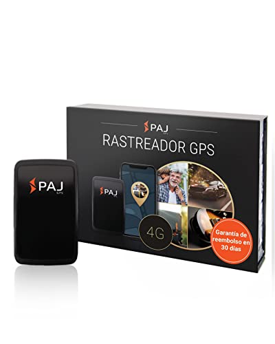 PAJ GPS Allround Finder 4G - Localizador GPS para Niños, Personas Mayores, Coches y Motos - Seguimiento en Tiempo Real, Historial de Rutas...