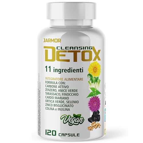 Detox Higado | Detox Depurativo Higado Graso Limpieza Y Colon | Cardo Mariano | Depurativo y Desintoxicación | J.Armor Pharma Detox 120...