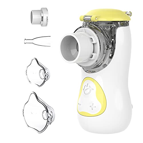 FEELLIFE Nebulizador Portatil Maquina De Aerosoles Inhalador, Para El Tratamiento De Tos, Asma, Enfermedades Respiratorias Superiores E...