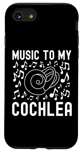 Carcasa para iPhone SE (2020) / 7 / 8 Música a mi cóclea - Implante de cóclea, audiología, sordera