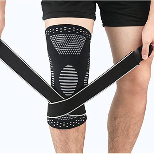 Rodillera de apoyo: rodillera Meniskus Sport transpirable para ortesis de rodilla para correr, fútbol, fitness (1 pieza)