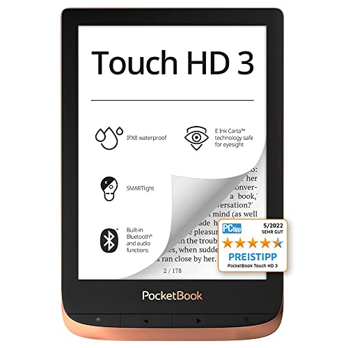 PocketBook Touch HD3 Spicy Copper Dispositivos de Lectura electrónicos, Multicolor, único (678547)