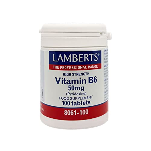 Lamberts Vitamina B6 50mg - Tabletas, 100 Unidad