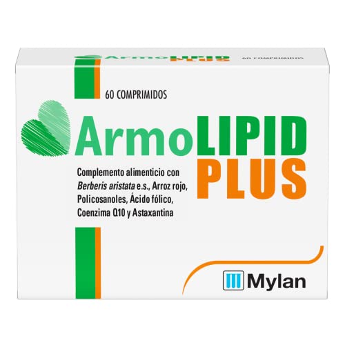 Armolipid PLUS - Complemento alimenticio |ayuda a mantener los niveles de colesterol y Triglicéridos |Levadura roja de arroz, Berberina,...
