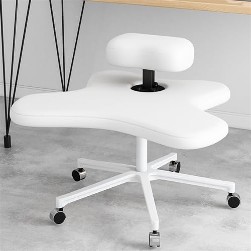 silla ergonomica rodillas Silla de oficina con ruedas, sentado y arrodillado con las piernas cruzadas, asiento de meditación para reducir...